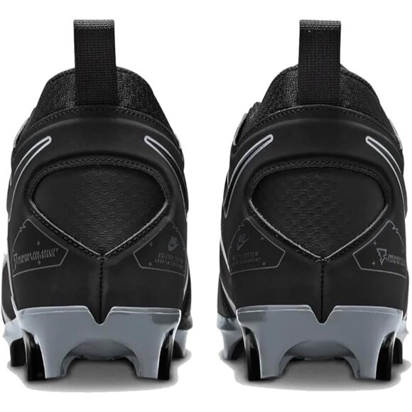 Nike Mens Nike Alpha Menace Pro 3 Black Football Shoes CT6649-010 Size 10.5 - Picture 4 of 7